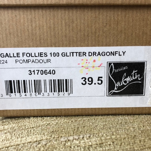 Christian Louboutin Pigalle Follies Dragonfly 39.5 - Picture 2 of 8